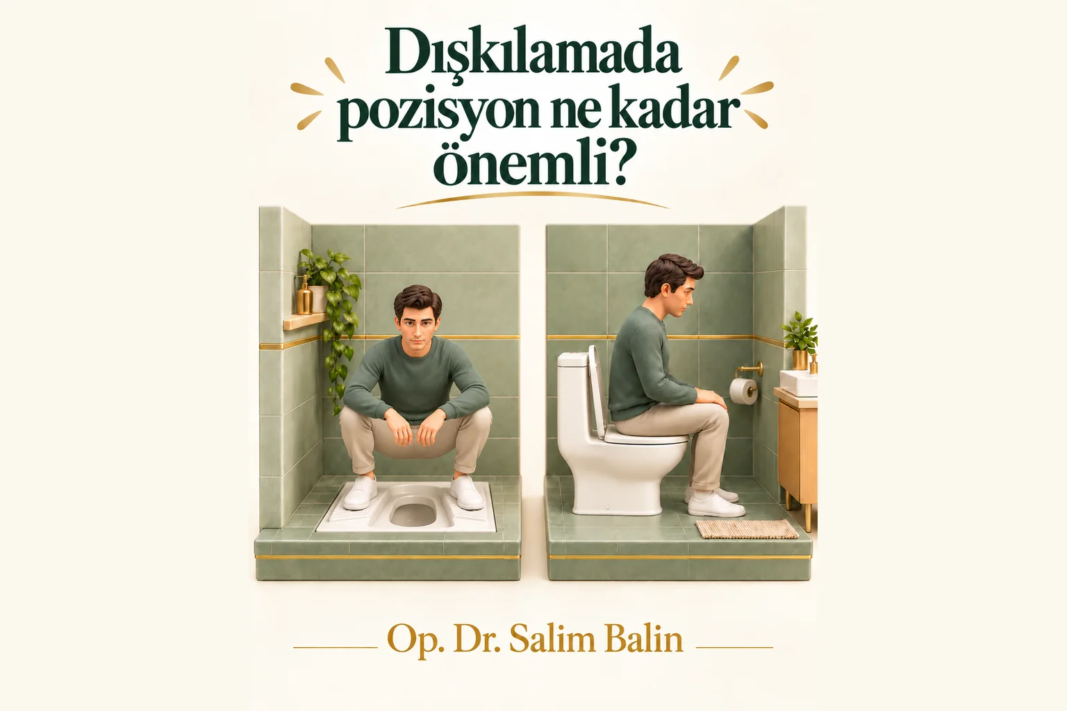 Dışkılamada pozisyon ne kadar önemli? Alaturka tuvalette çömelme ve alafranga klozette oturma pozisyonlarının karşılaştırılması – temsili görsel